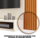 Painel Ripado Com 2 Nichos - Para Tv Até 43 Polegadas