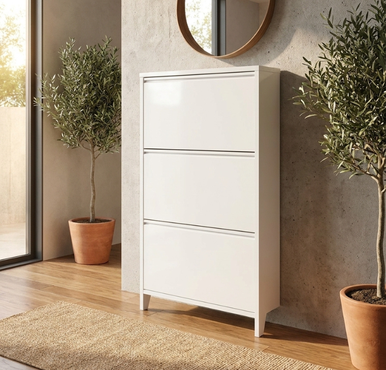 Sapateira Vertical Fina com 3 Portas
