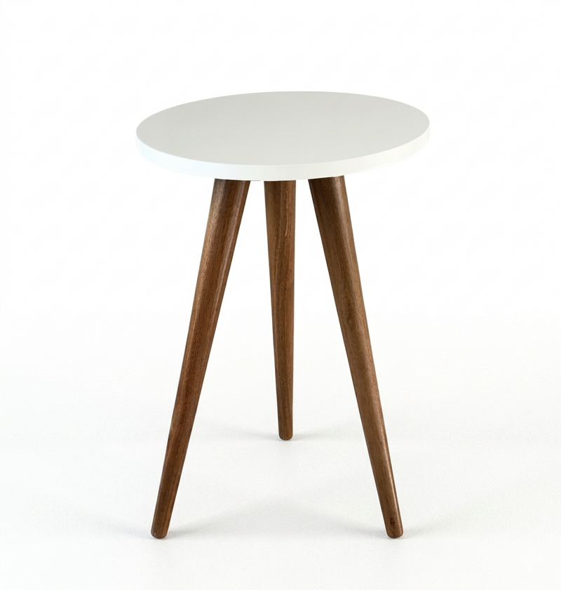 Mesa Clean de Canto – Design Minimalista (3 Pés)